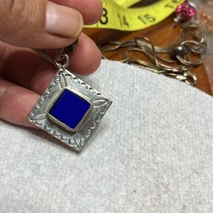 Lapis lazuli 925 pendant